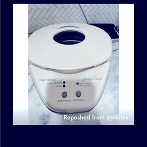 WEST BEND JUST FOR DINNER BREAD MAKER MACHINE MODEL 41077